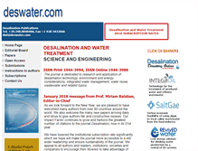 Tablet Screenshot of deswater.com